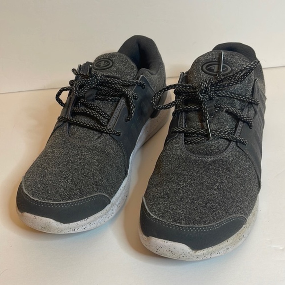 Mens gray and white size 8 sneakers